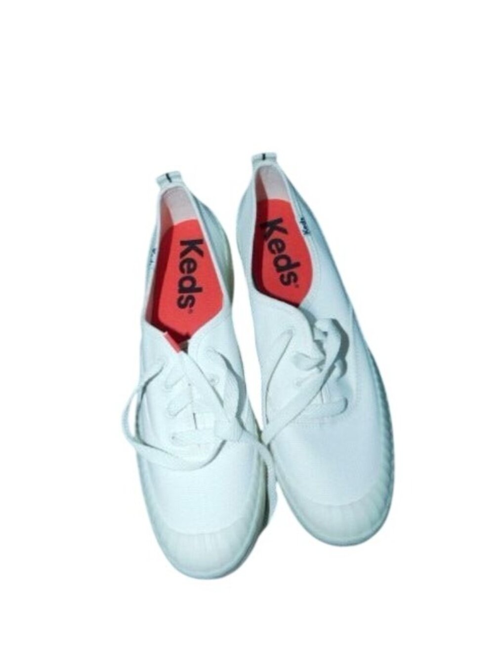 Keds Size 11 Off WhitePlatform Lace Up Sneakers Shoes CUTE - Picture 2 of 6